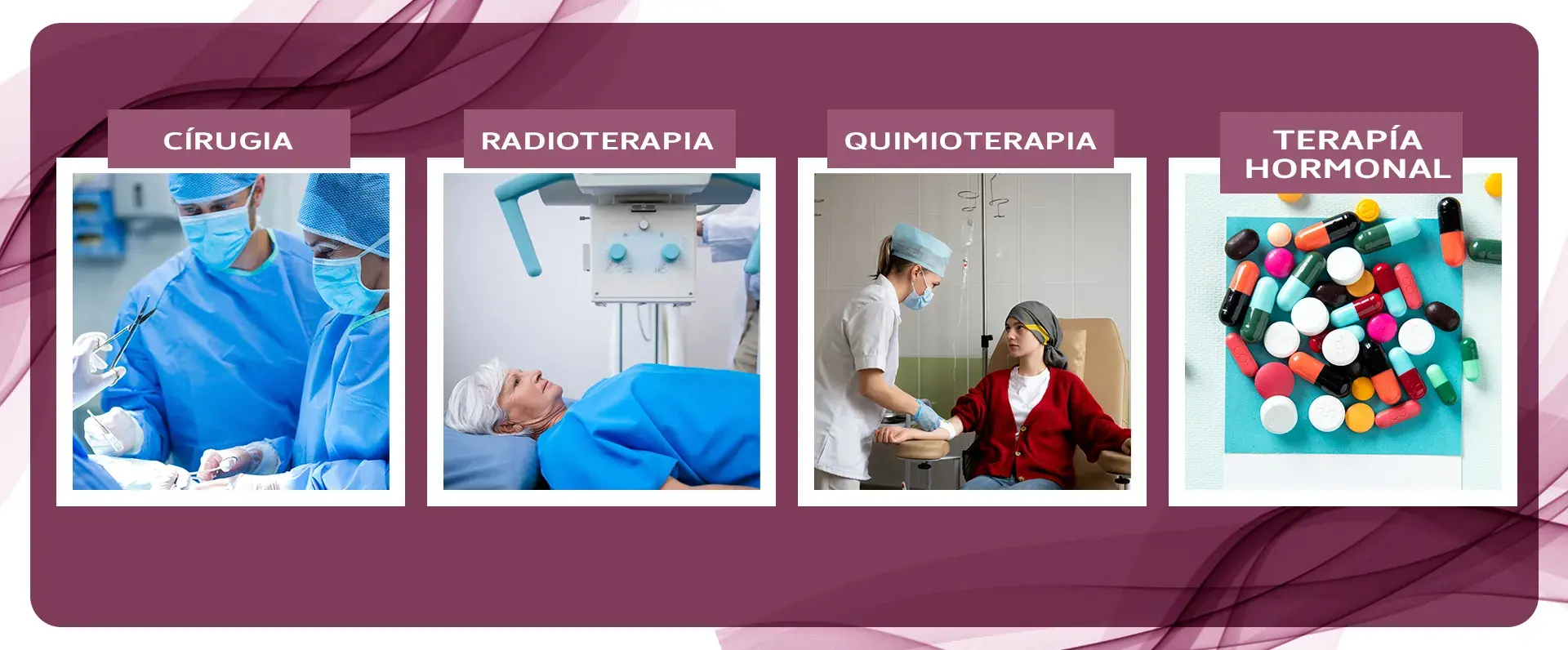 tratamientos para el cáncer de mama Tratamientos para el cáncer de mama (cirugía, radioterapia, quimioterapia, terapia hormonal)