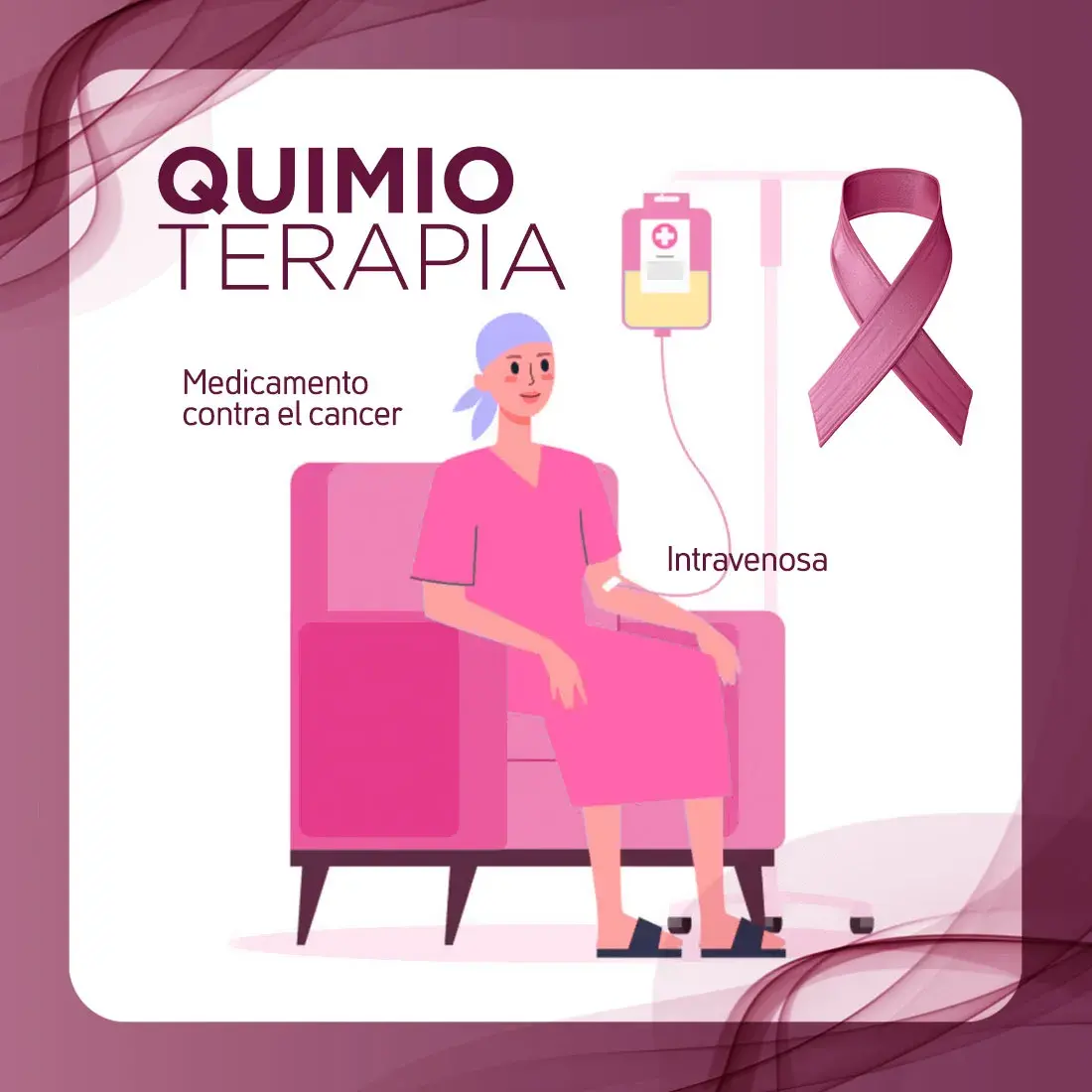 Medicamento de quimioterapia la quimioterapia es un medicamento que se administra de forma intravenosa