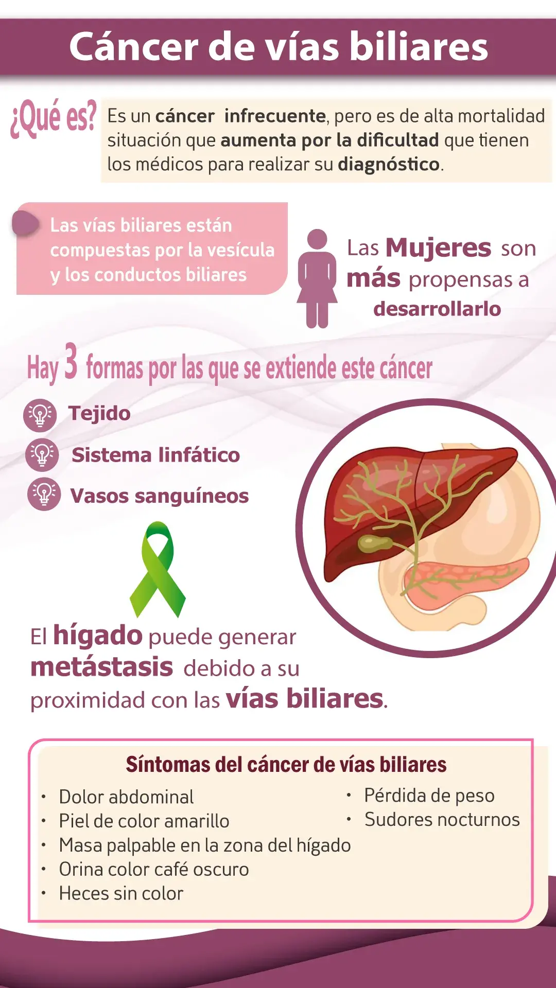 Qué es el cáncer de vías biliares ¿Qué es el cáncer de vías biliares? (Formas en las que se extiende, síntomas y metástasis)